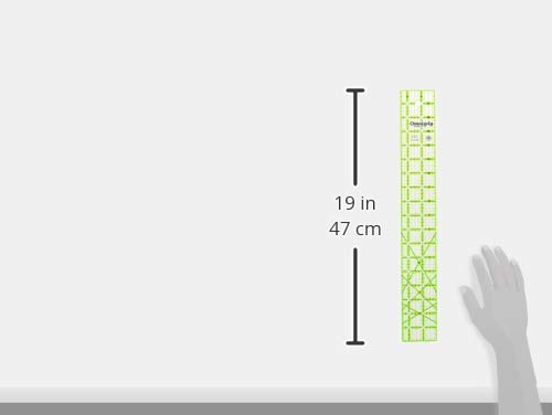 Omnigrip 2-1/2" x 18" Non-Slip Rectangle Quilting Ruler by Omnigrid