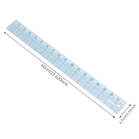 See-Thru Accurate Positioning and Marking Sewing Clear Ruler 2 x 18 inch