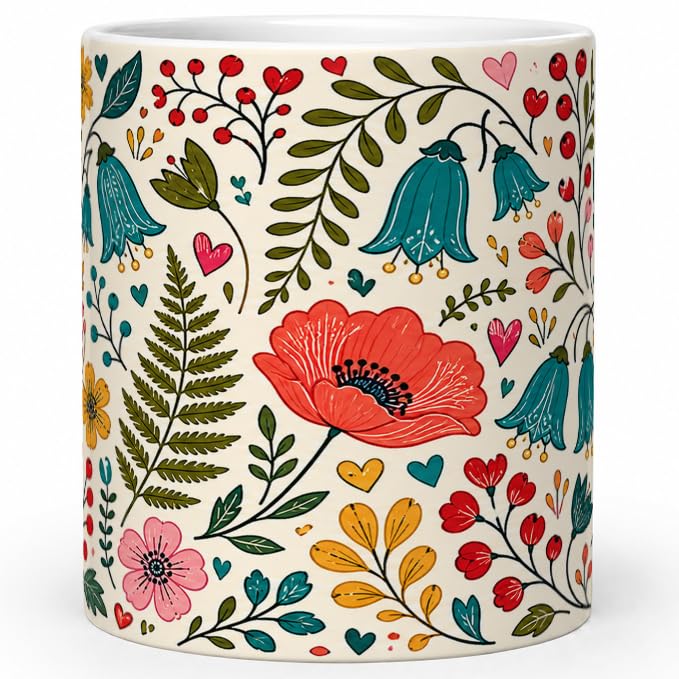 Pen Holder for Desk Ceramic Pencil Cup, Cute Makeup Brush Desk Organizer, Desk Accessories, School Supplies, Teacher Appreciation Gifts, Birthday Christmas Gift for Women (Green plants)