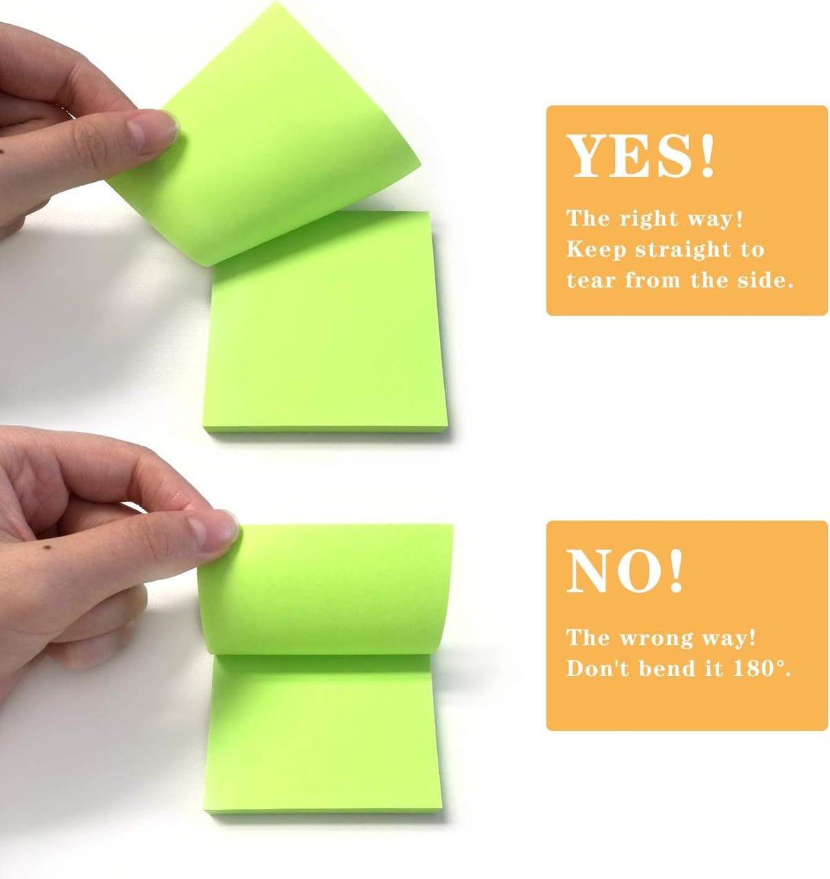 Phthdoty 8 Pads Pop Up Sticky Notes 3x3 Refills 8 Bright Colors, 640 Sheets