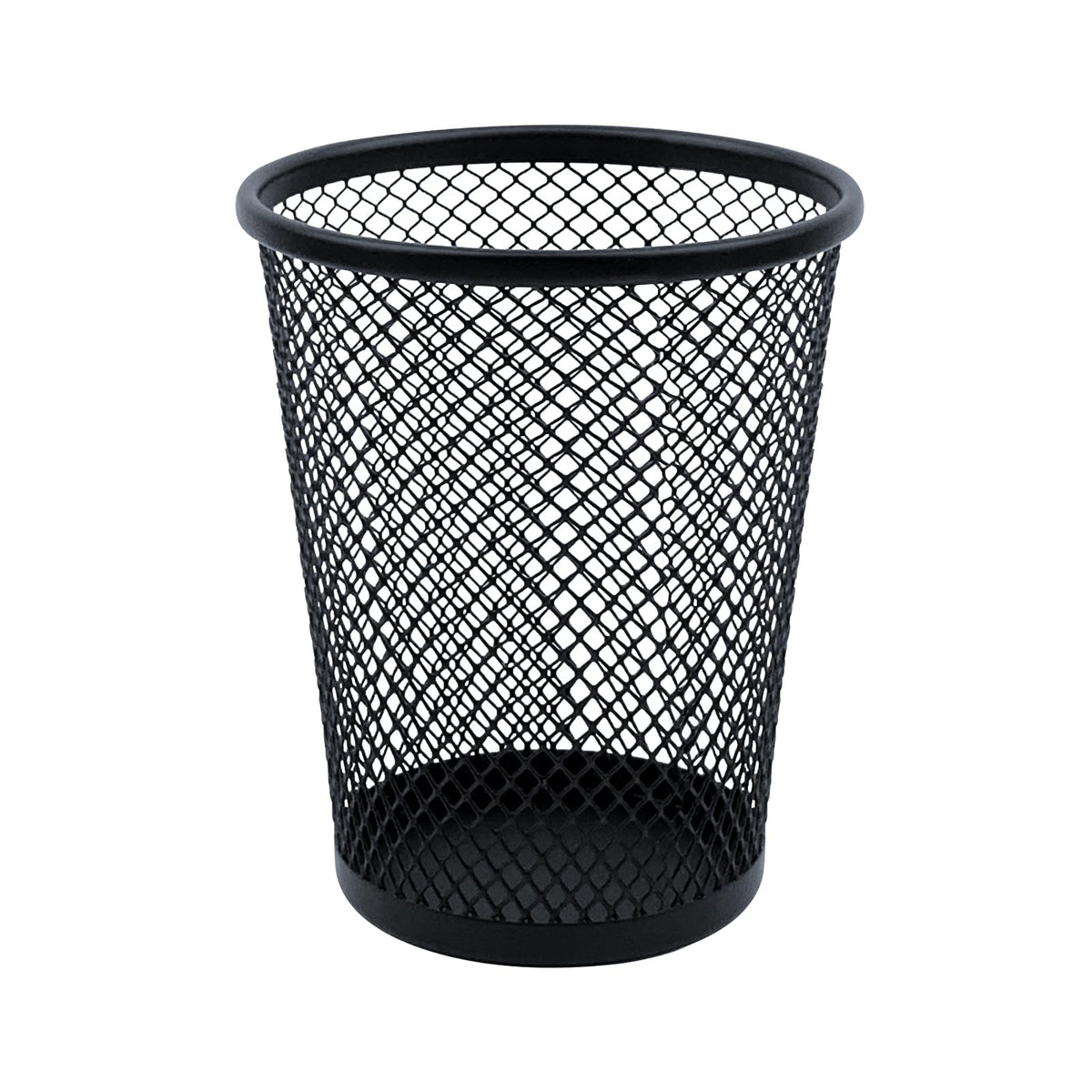 HSYMQ Desk Pencil Pen Holder, Wire Mesh Pen Cup Holder for Desk Organizer and Office Desk Accessories (12 Pack)