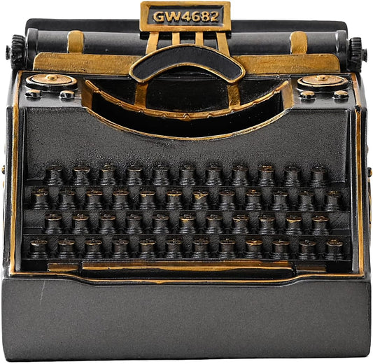 Retro Typewriter Pen Holder Desk Organizers for Writer's Iron