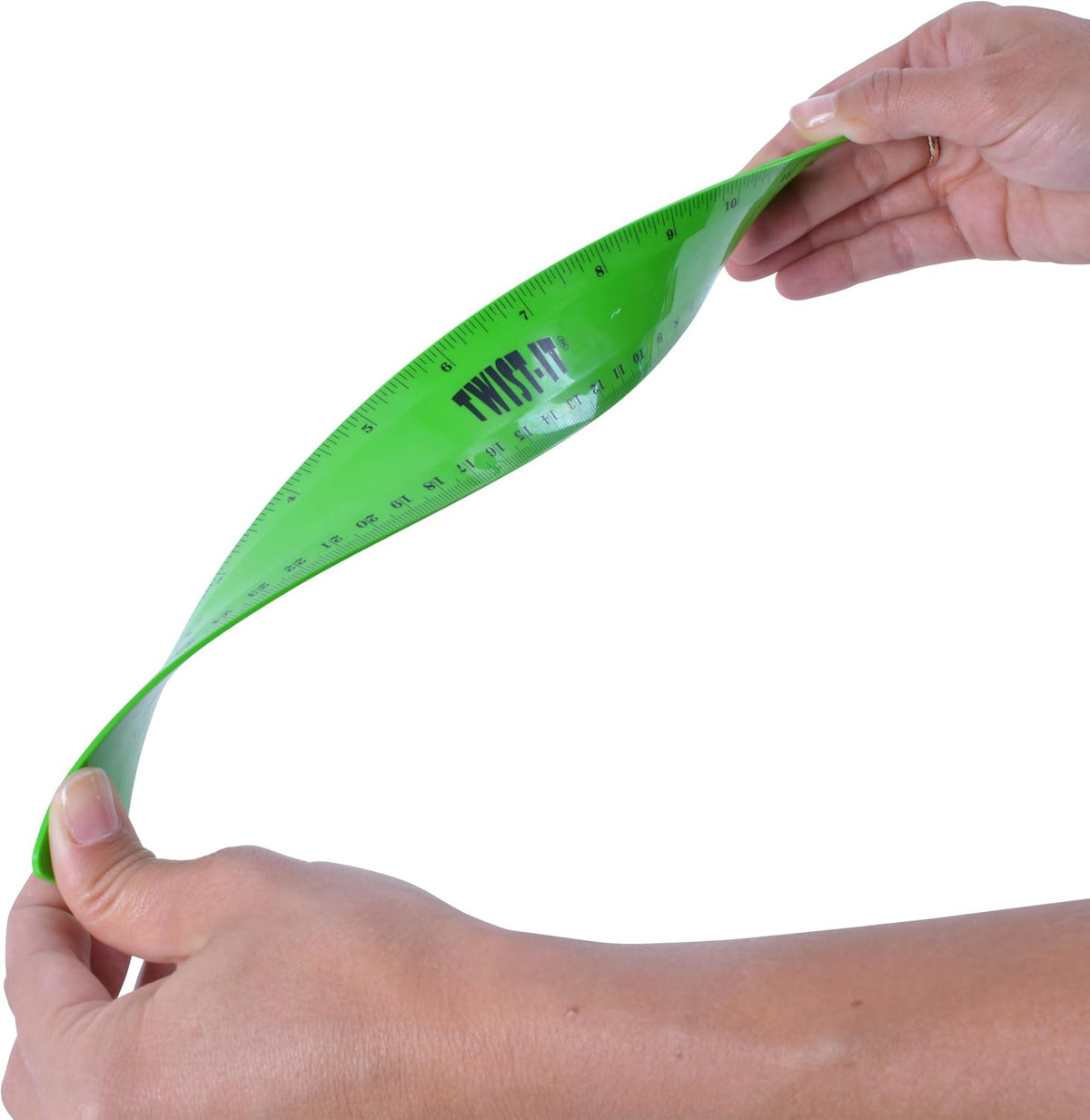Westcott 12" Twist It Flexible Ruler, Assorted Colors