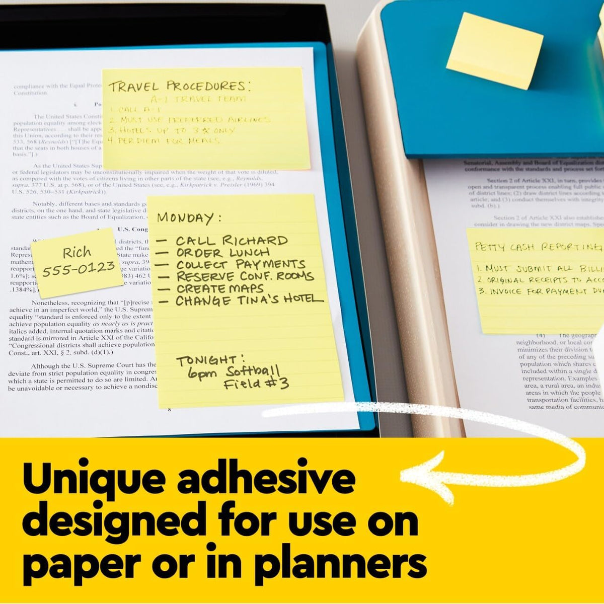 Post-it Notes, 3 x 3 in, The Iconic Canary Yellow Note, 12 Pads