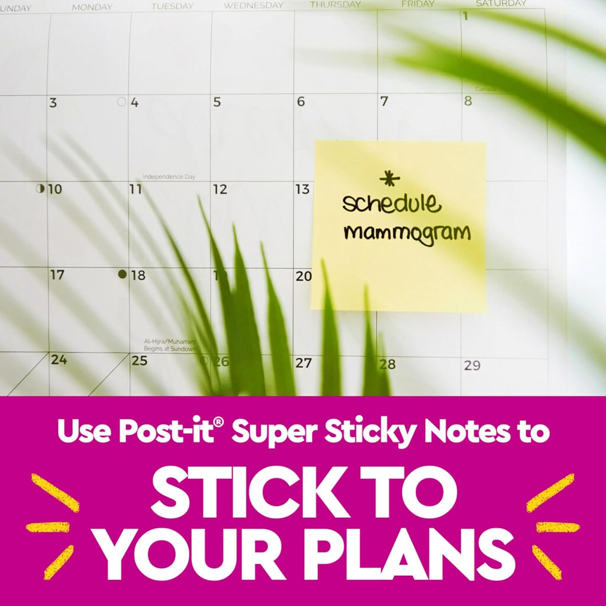 Post-it Super Sticky Lined Notes, 5 Sticky Note Pads, 4 x 6 in., School Supplies for Students, Ideal for Textbooks, Notebooks, Walls and Vertical Surfaces, Canary Yellow