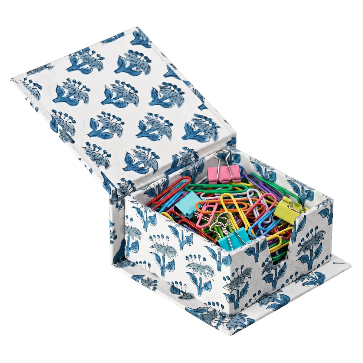 CPC Emerald Green Block Print Cotton Pen Holder Set of 2