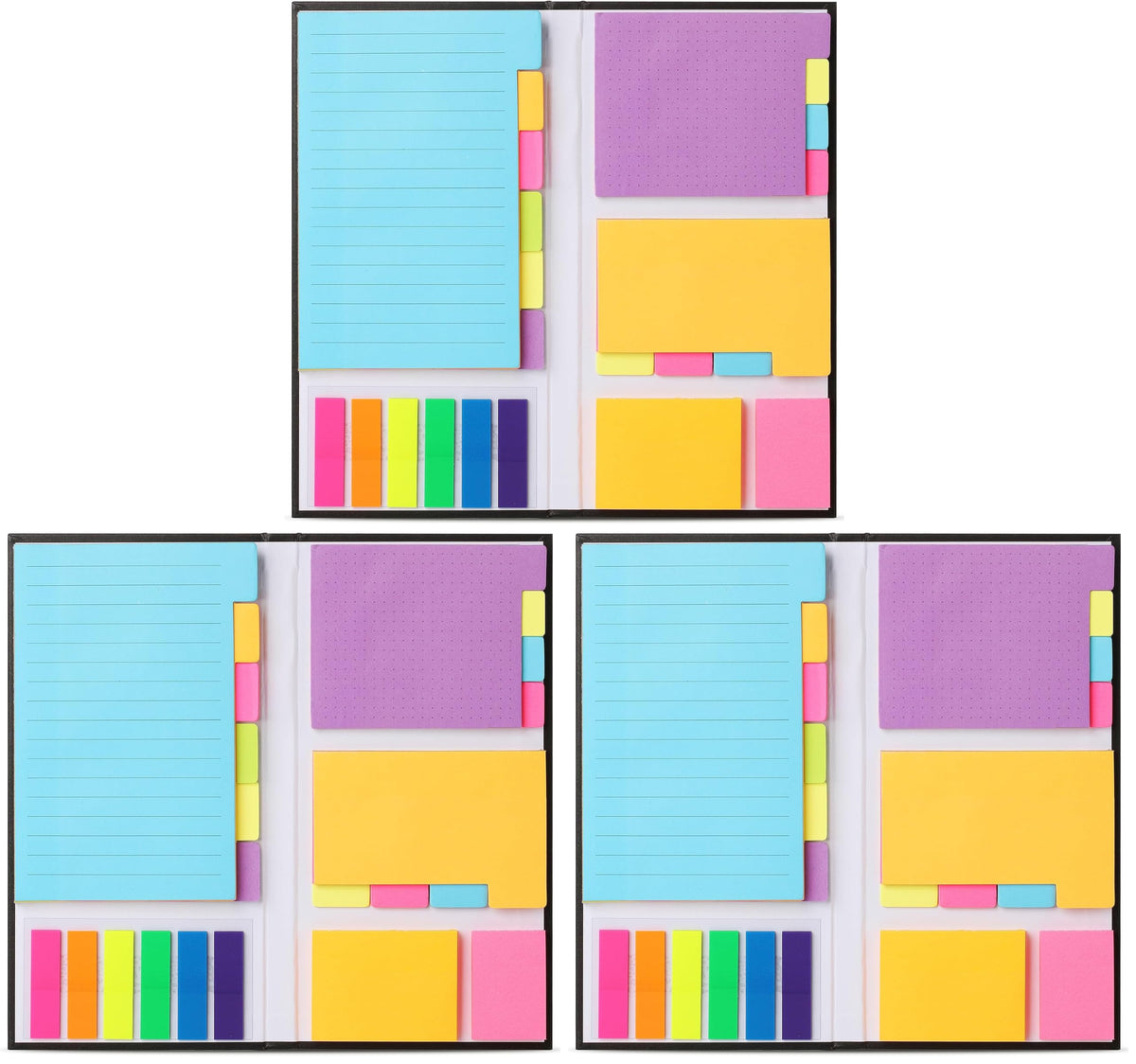 Mr. Pen- Sticky Notes Set, 410 Pack, Ruled, Dotted & Blank Notes