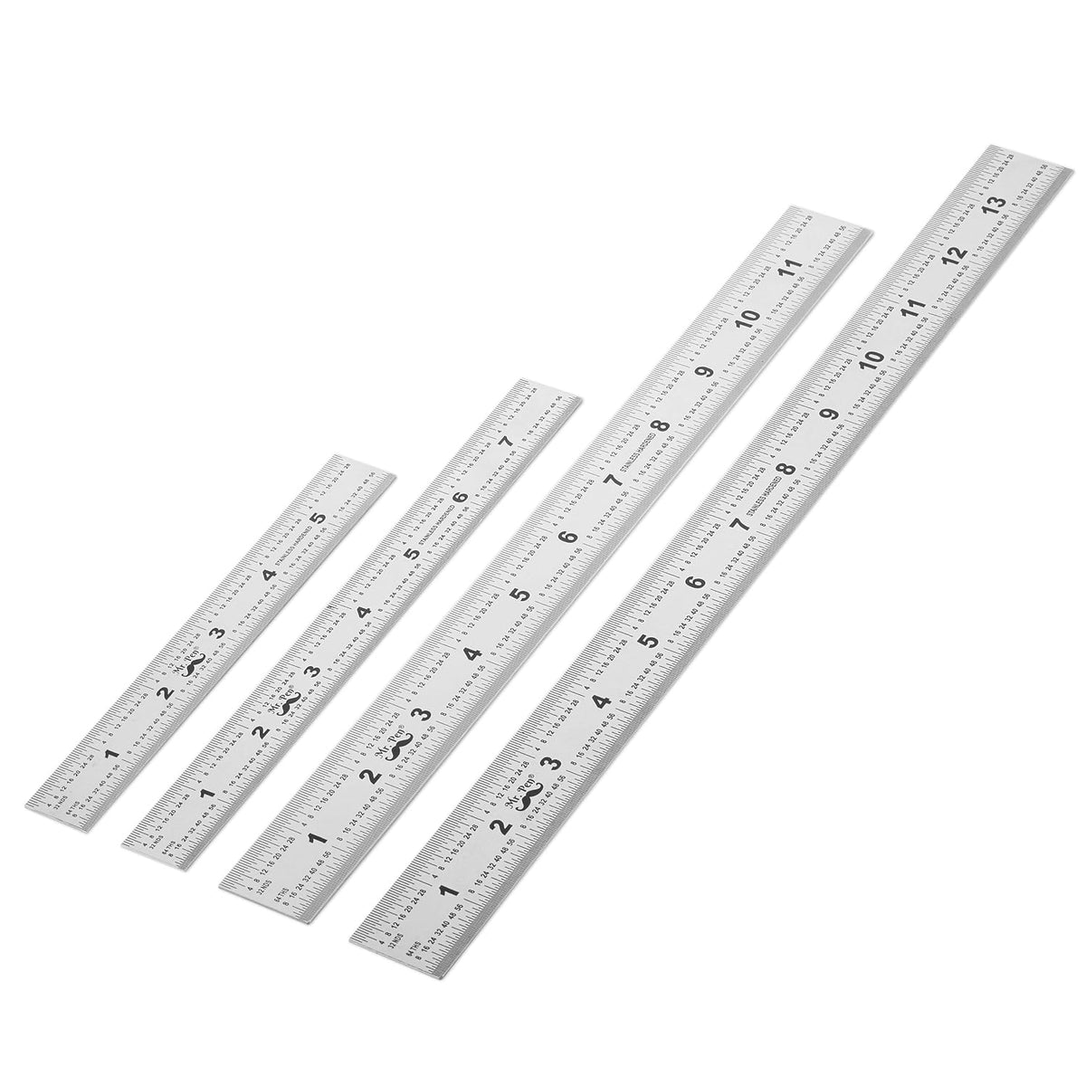 Mr. Pen- Machinist Ruler, 4 Pack, (6, 8, 12, 14 Inch)