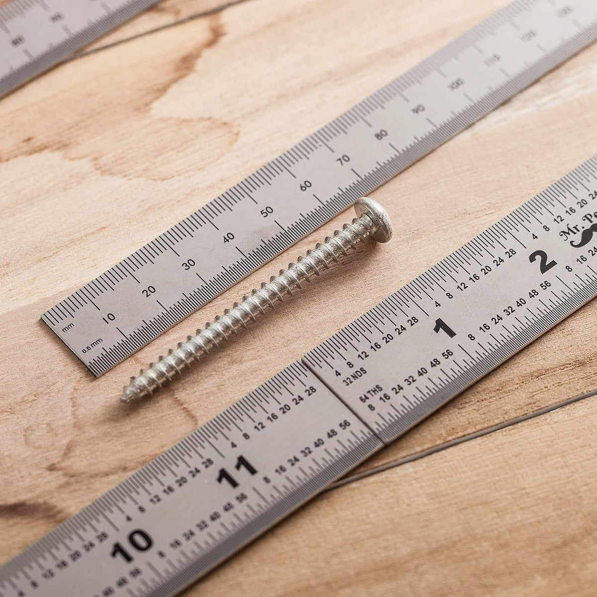 Mr. Pen- Machinist Ruler, 4 Pack, (6, 8, 12, 14 Inch)
